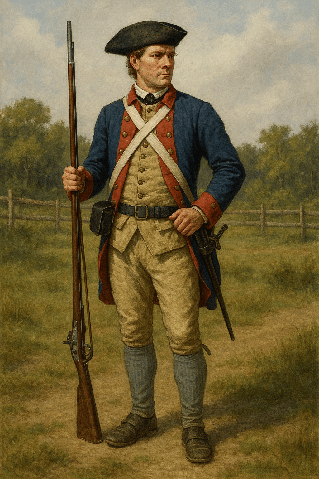 Continental Soldier rendering