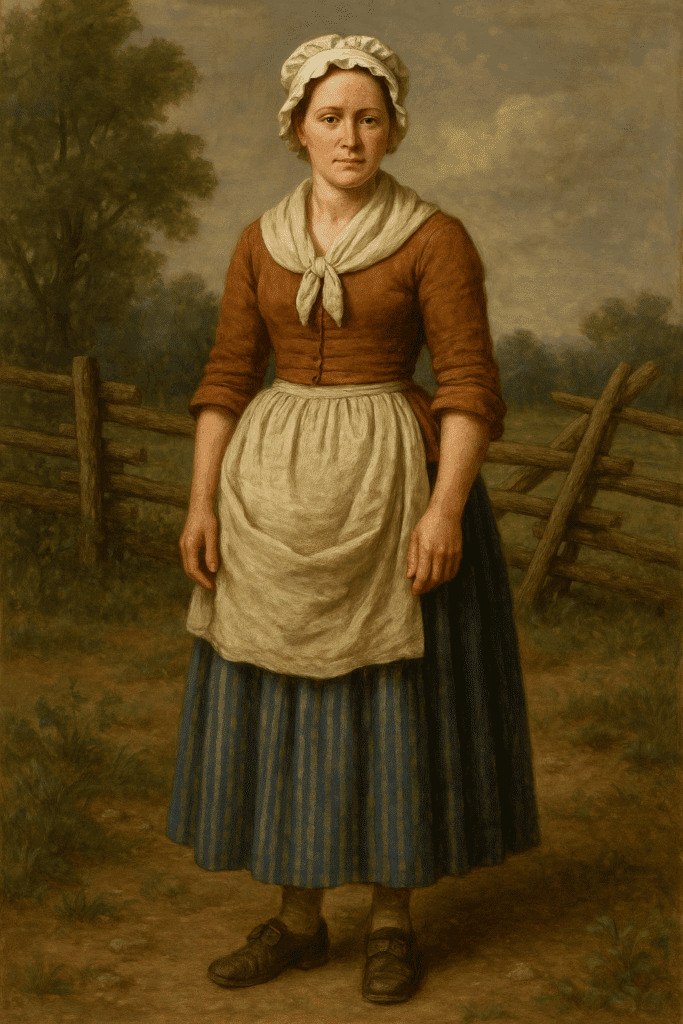Traditional women's daily wear rendering