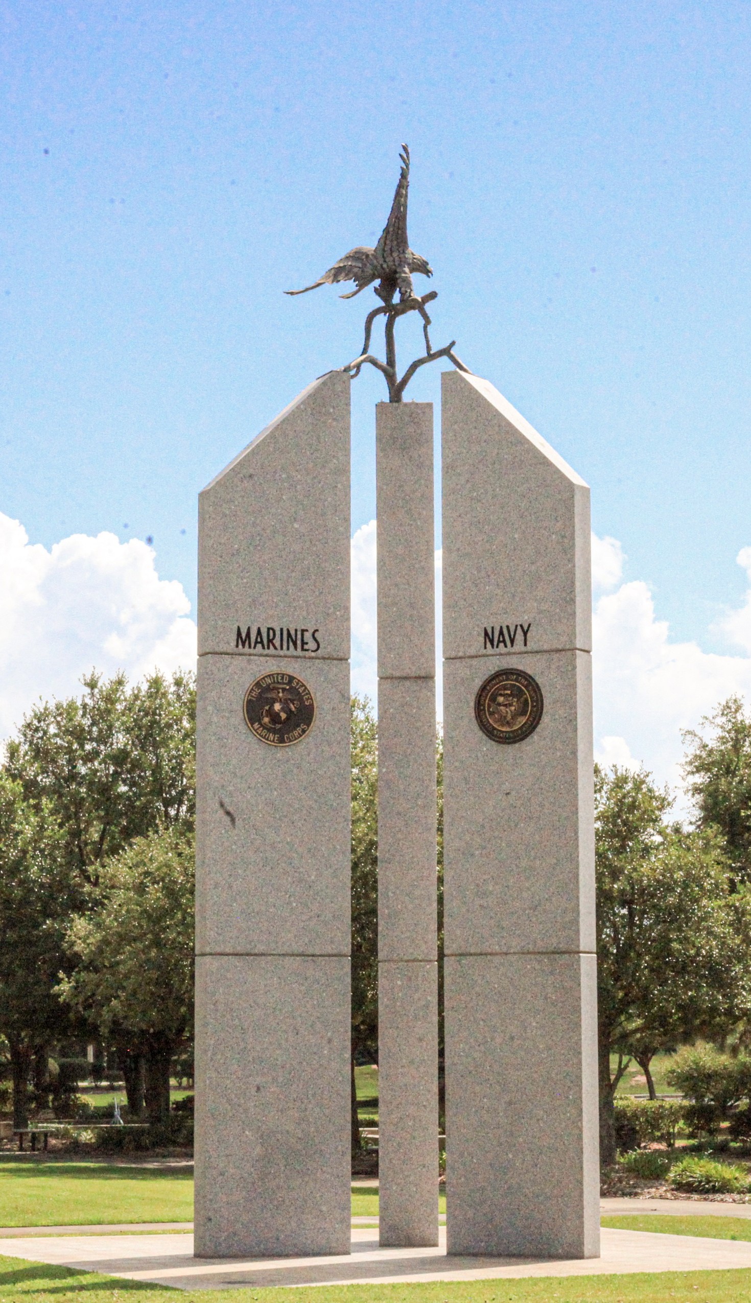 Eagle atop Armed Forces Obelisk by Alex Palkovich