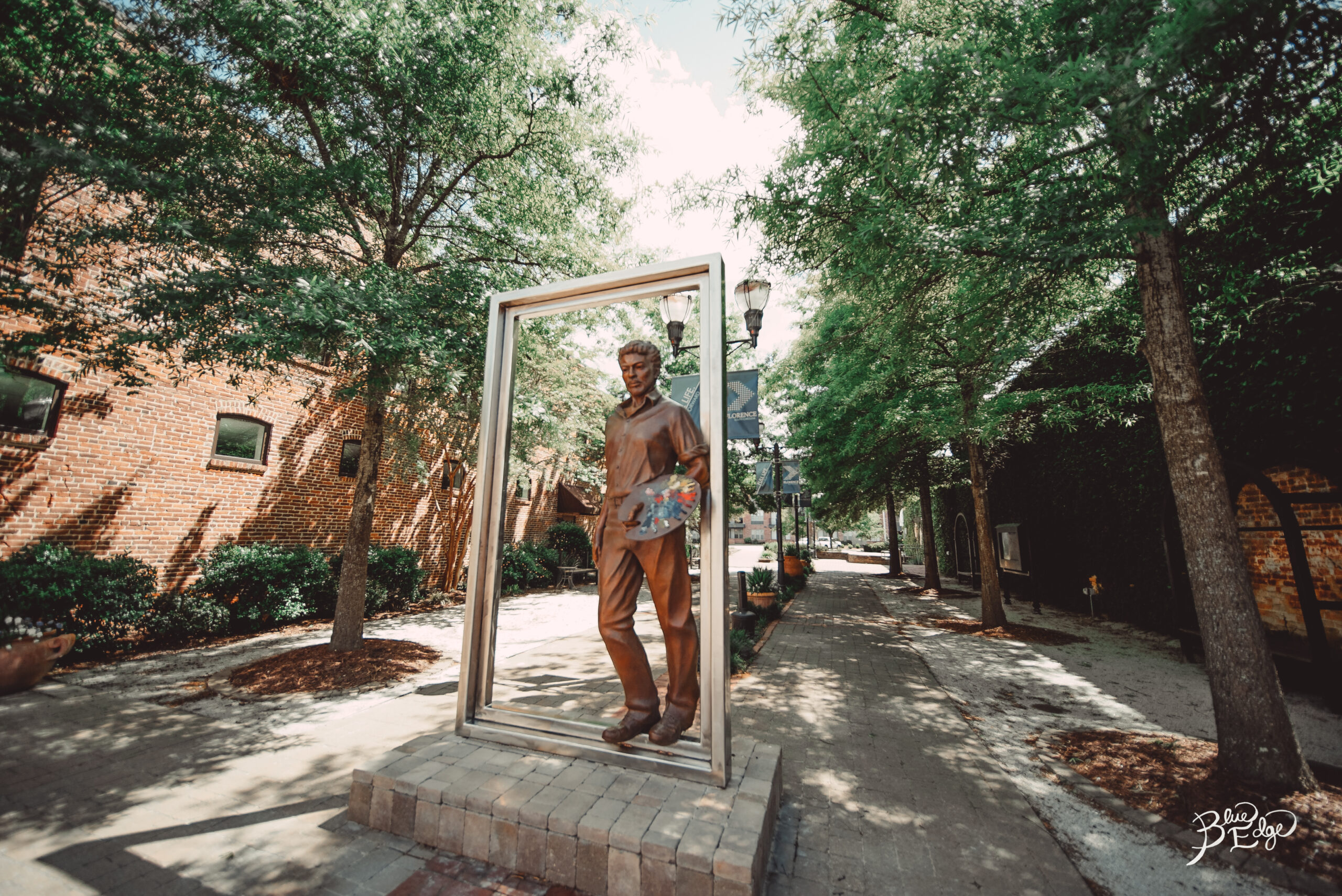 William H Johnson sculpture in Downtown Florence